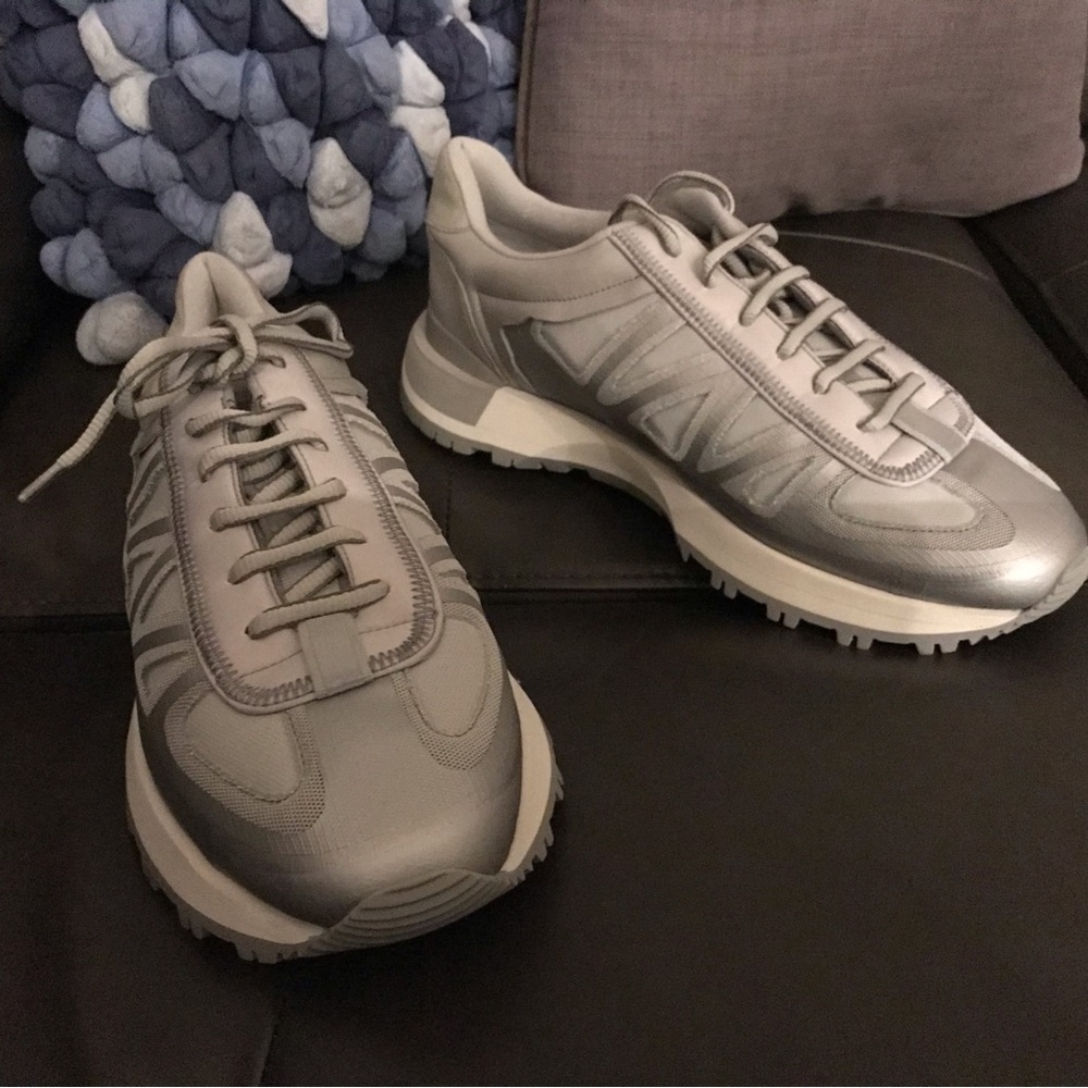 Maison Martin Margiela Silver and Gray Sneakers